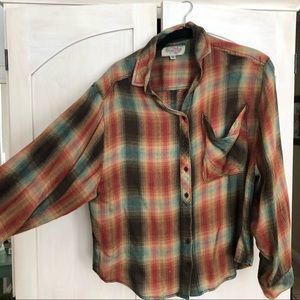 Urban outfitters plaid button down